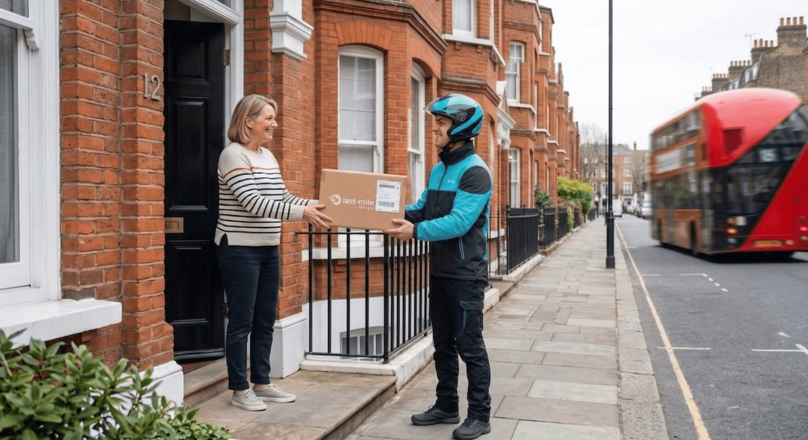 Genii Logistics delivery fleet including vans and bikes